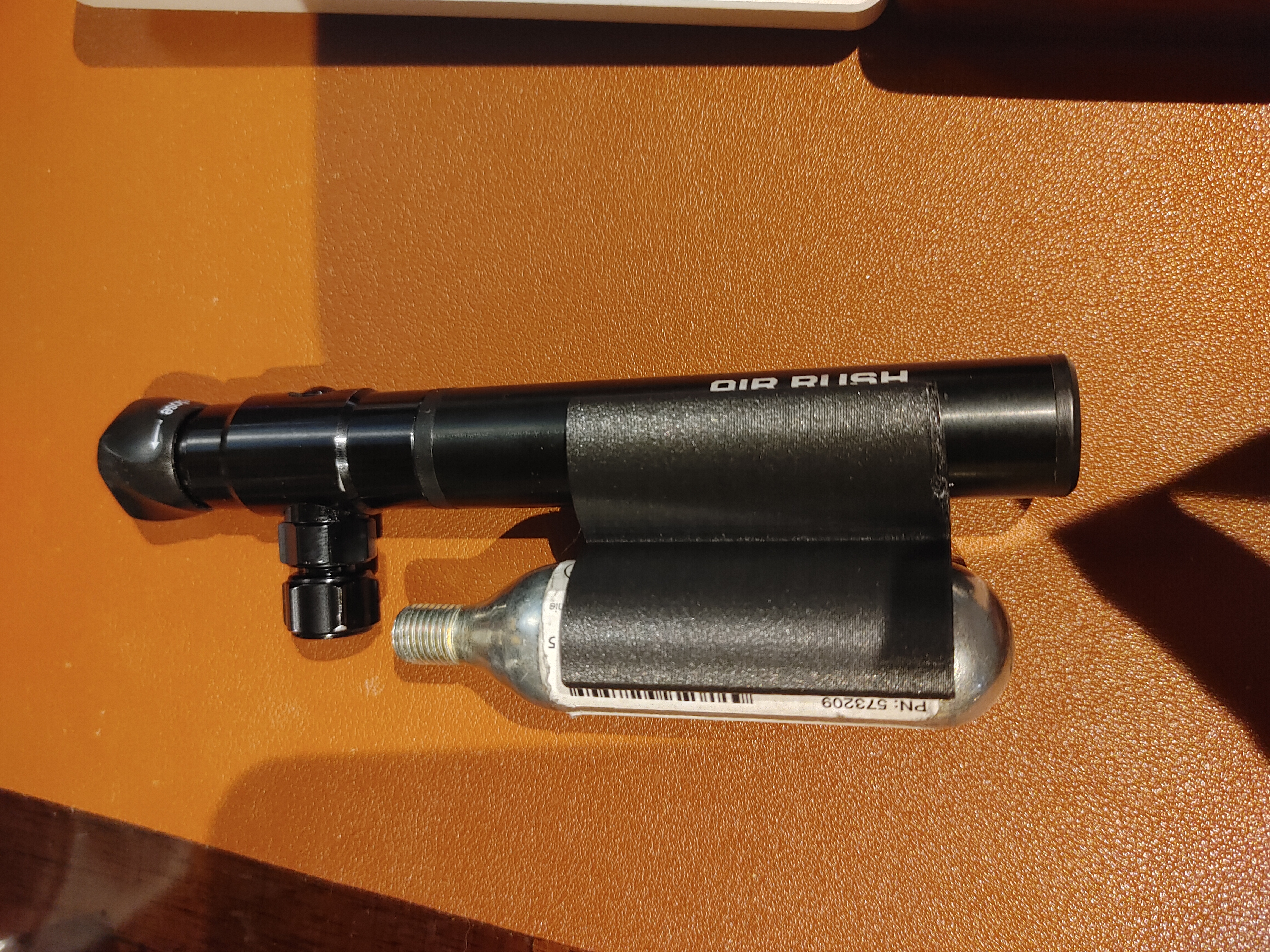 CO2 cartridge clip for Bontrager Air Rush Road Mini Pump