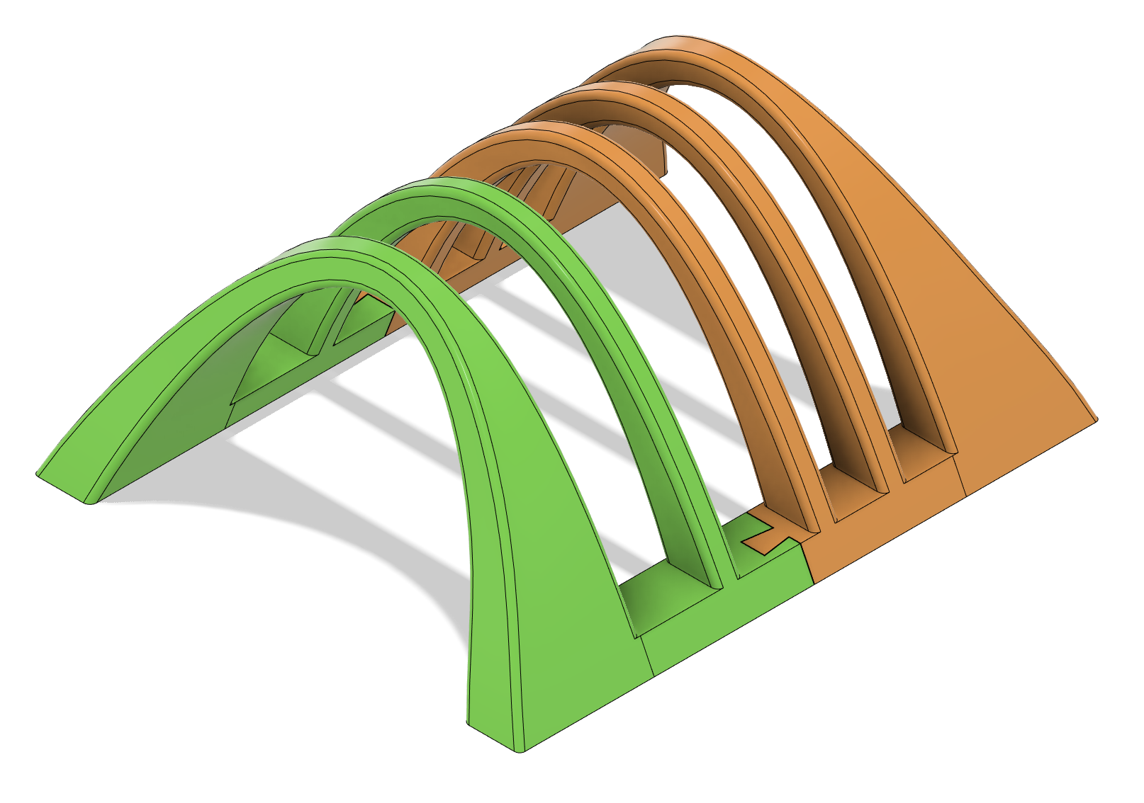 Miniatura 3 do modelo 3D Multi notebook stand - vertical