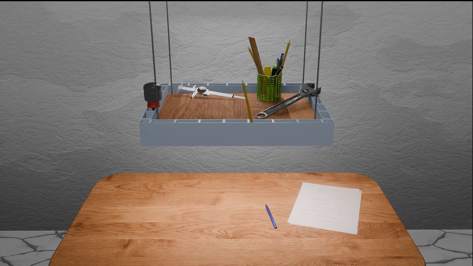 Modular chandelier/organizer Aids