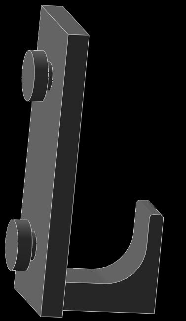 Miniatura 2 do modelo 3D Pallet Rack Hook
