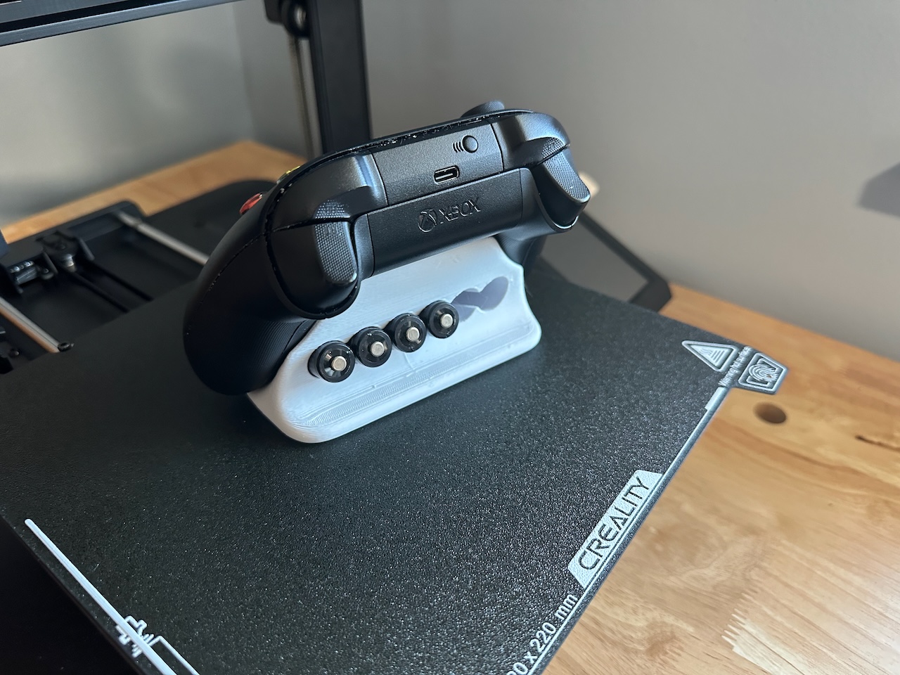 Xbox Controller Stand with oversized AA battery storage