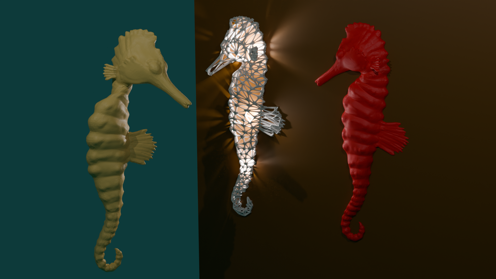 Wall Seahorse