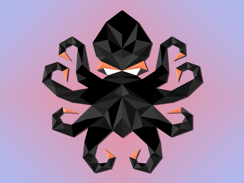 Crystal Kraken Wall Art