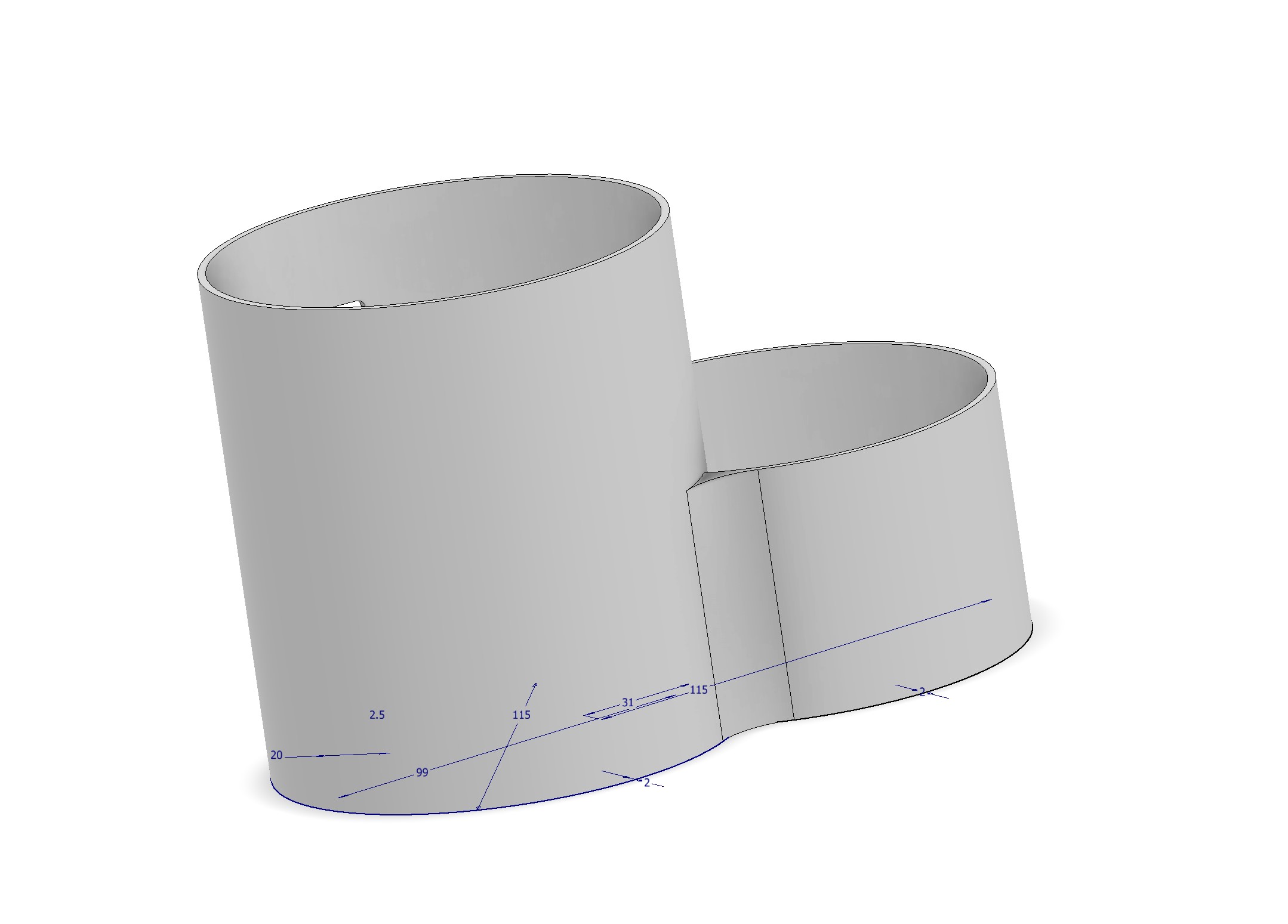 Echo Dot Holder for Succulet and pebbles