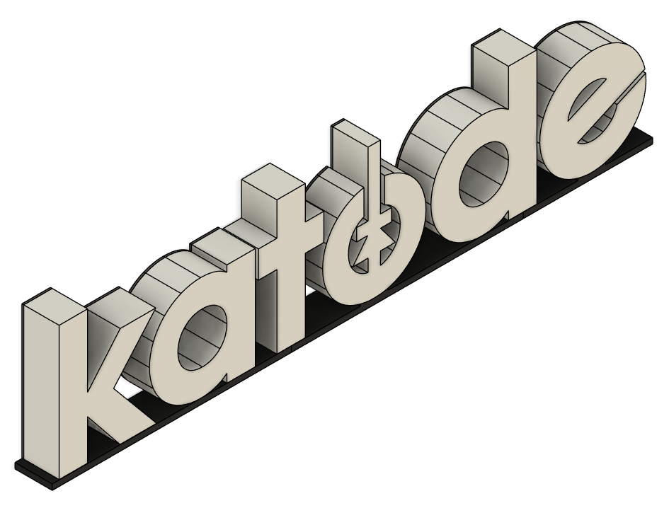 Letrero Katode V1