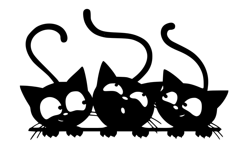 Three Cat Wall art