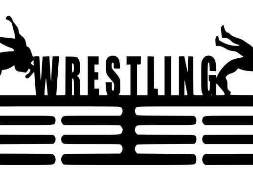 Wrestling Medal Hanger