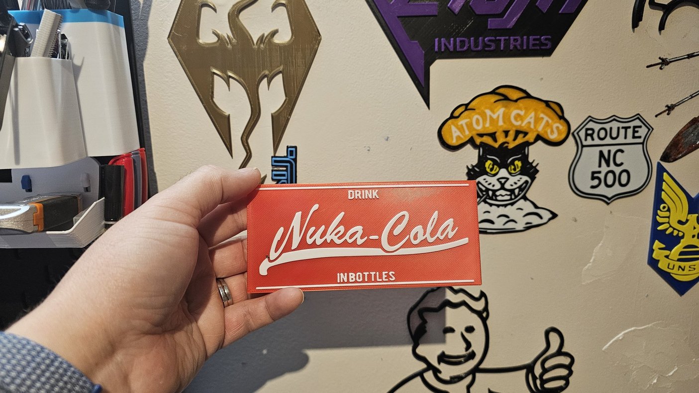 Nuka Cola vintage style sign.