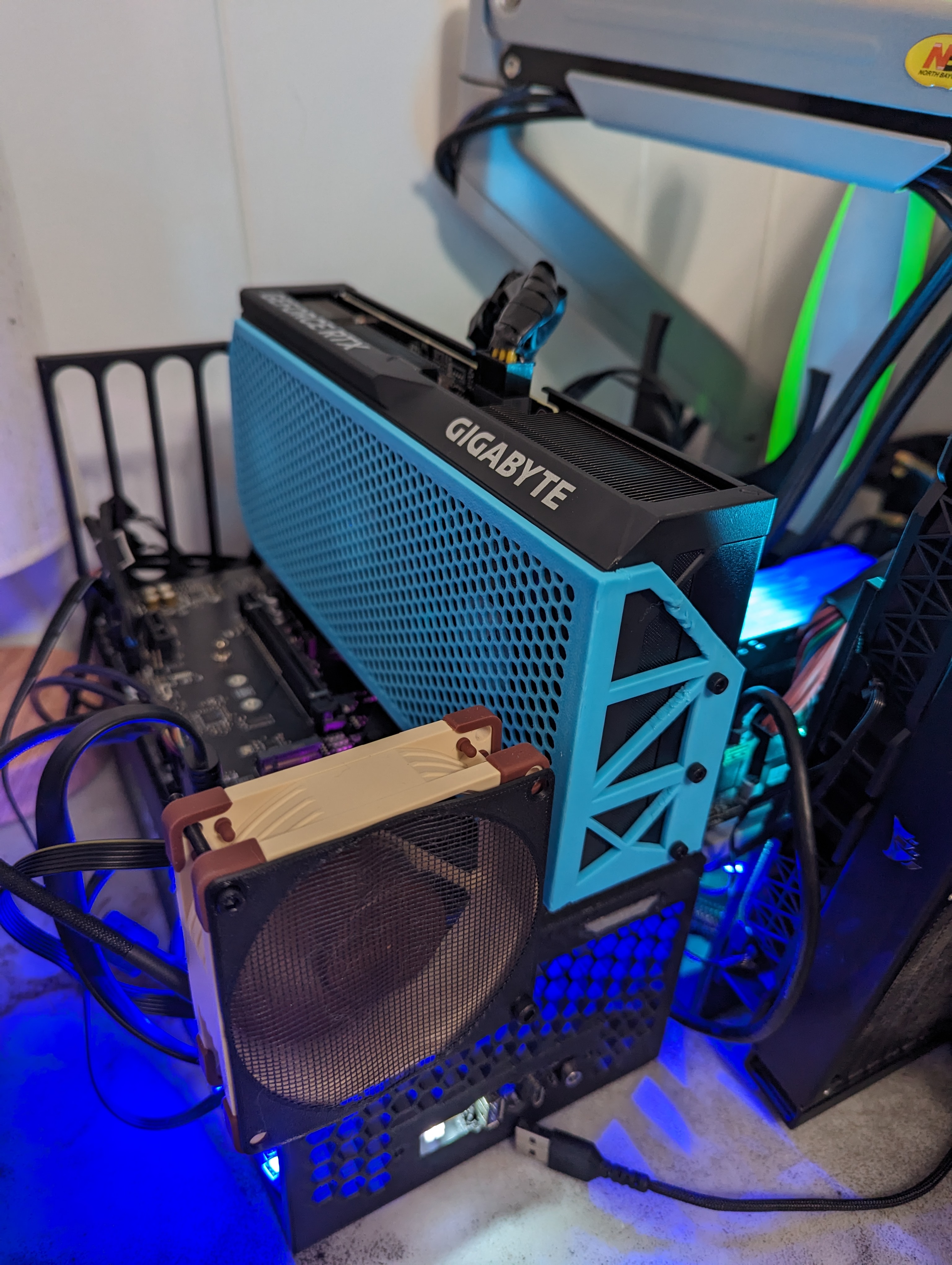 Nvidia GIGABYTE RTX 4070 Fan Filter V2 added