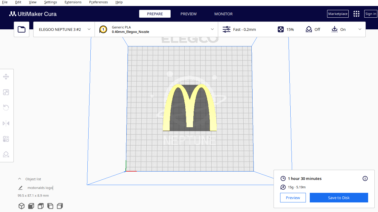 Mcdonald's logo by Dxmisfn | Download free STL model | Printables.com