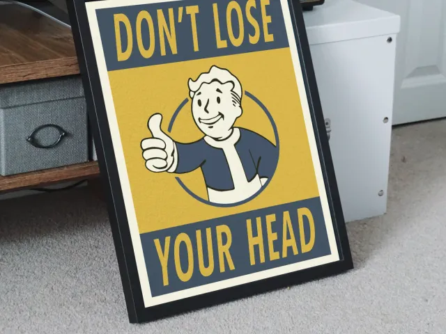 Fallout Mini Poster - Don't Lose Your Head