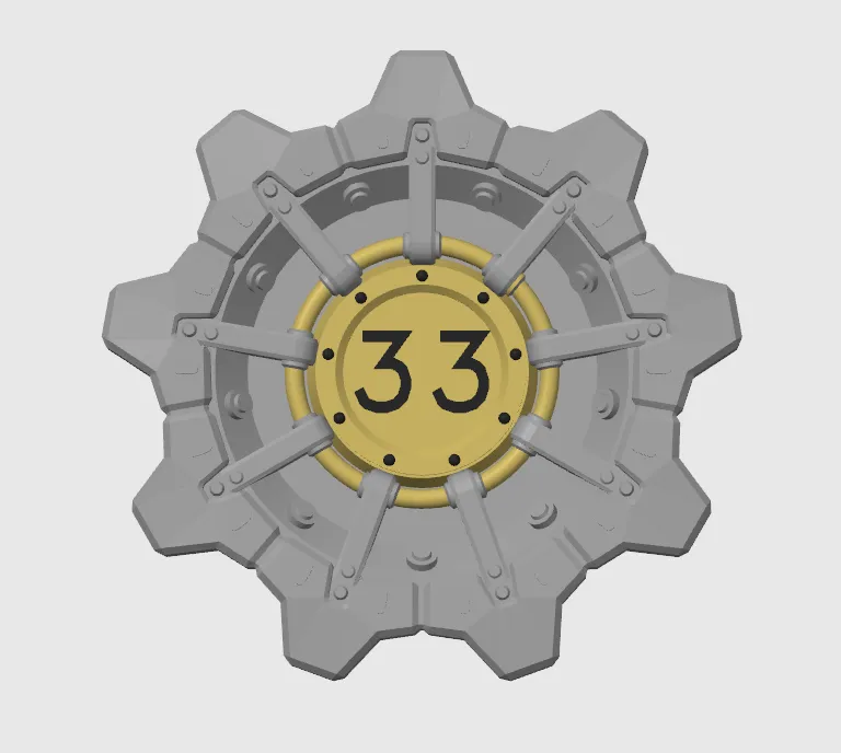Fallout Vault 33 Door by Natale206 | Download free STL model