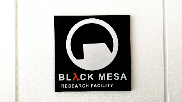 Half Life - Black Mesa Sign