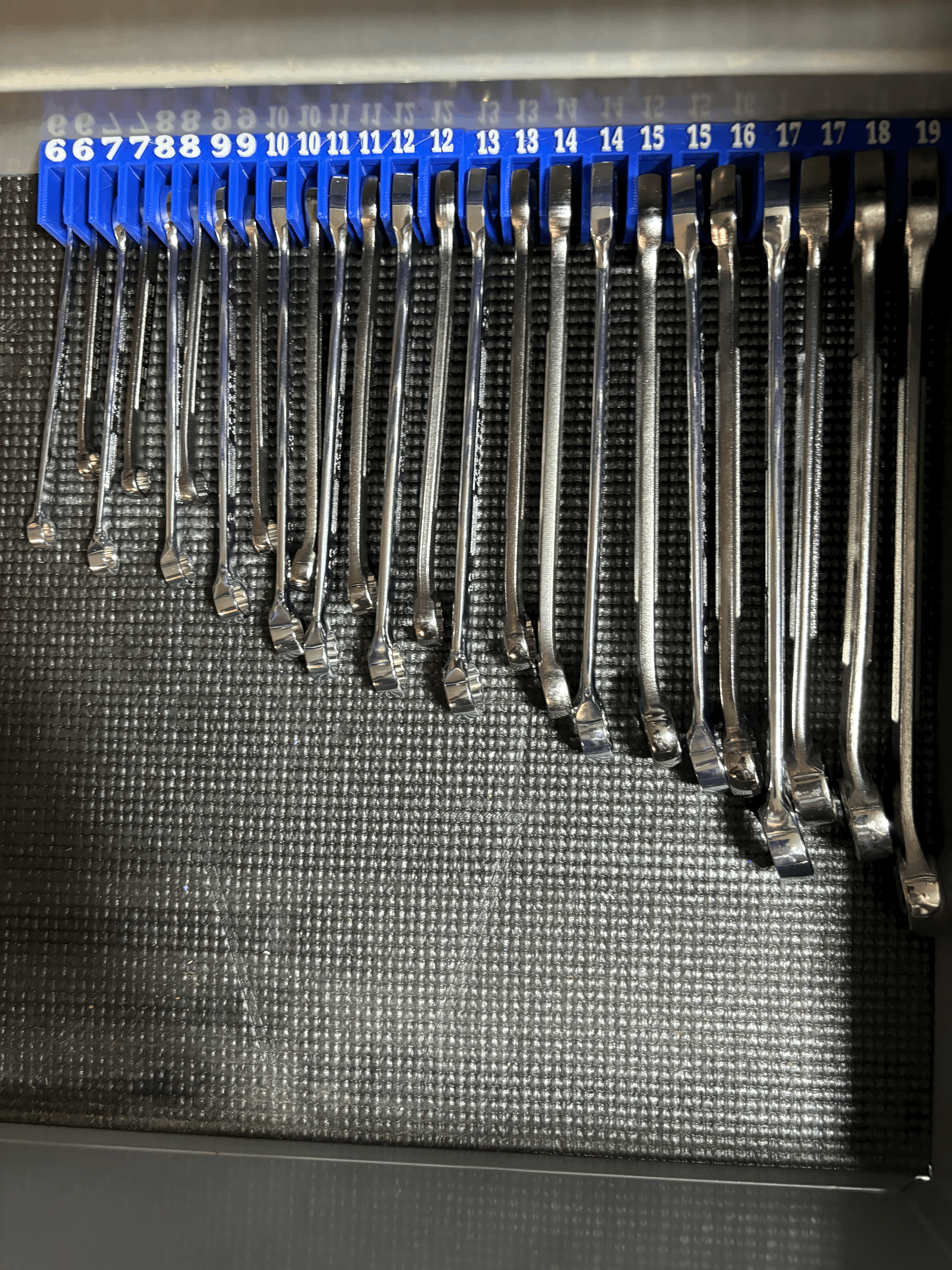Combination Wrench Organizer Metric Pairs
