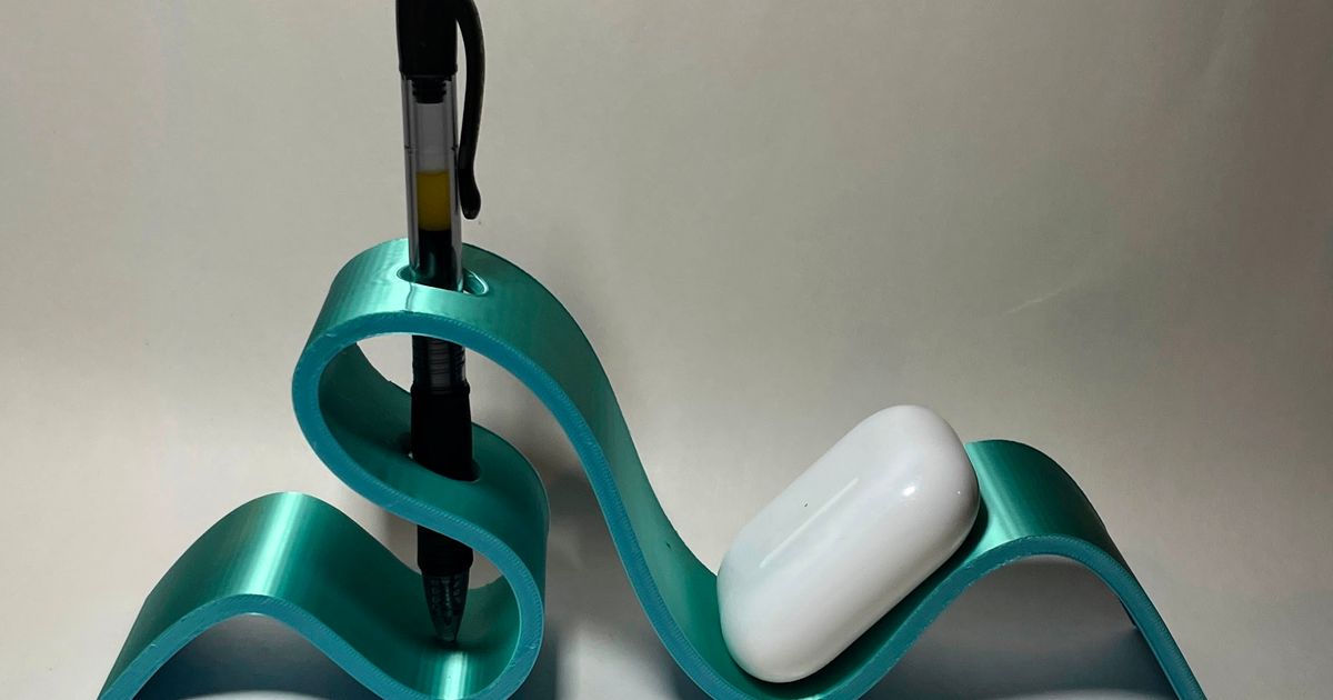 Ribbon Vase - Functional Art by cartyski | Download free STL model | Printables.com