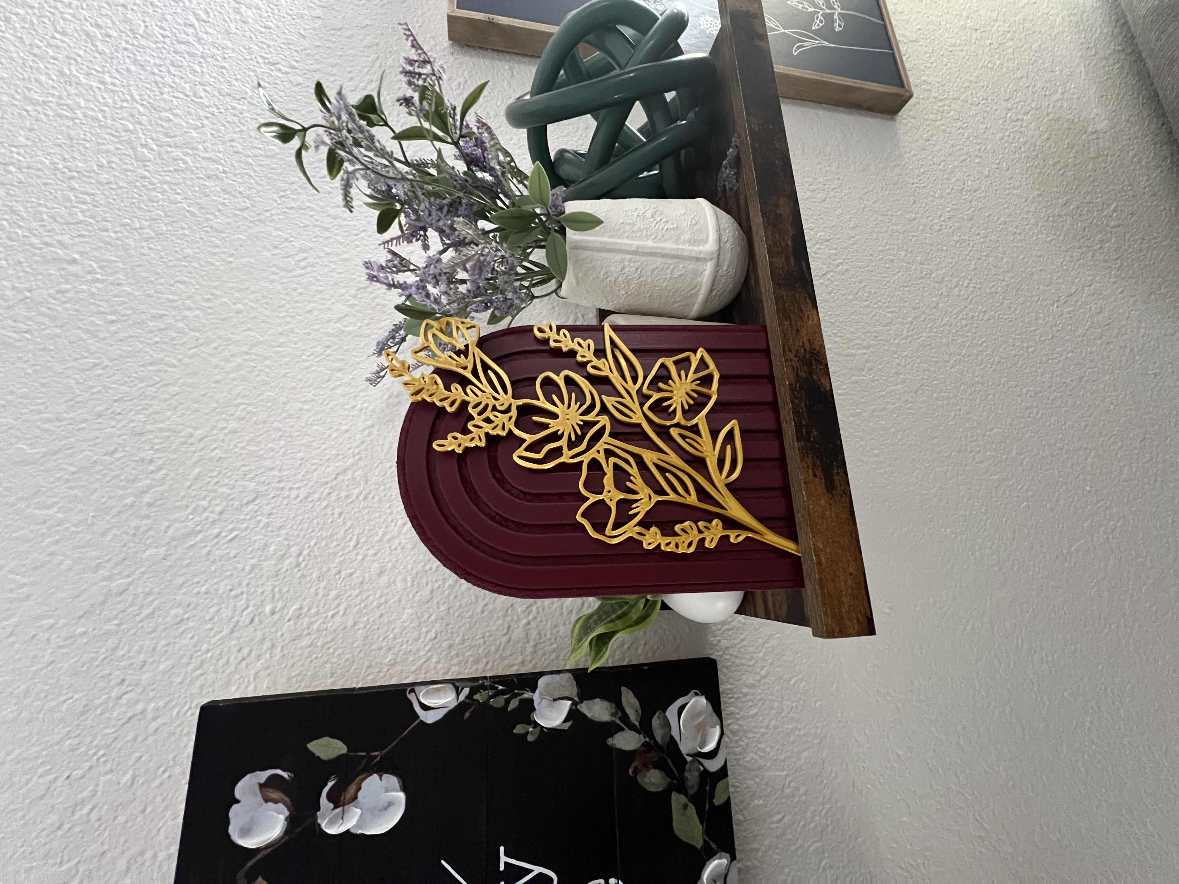 Boho Flower Wall Art
