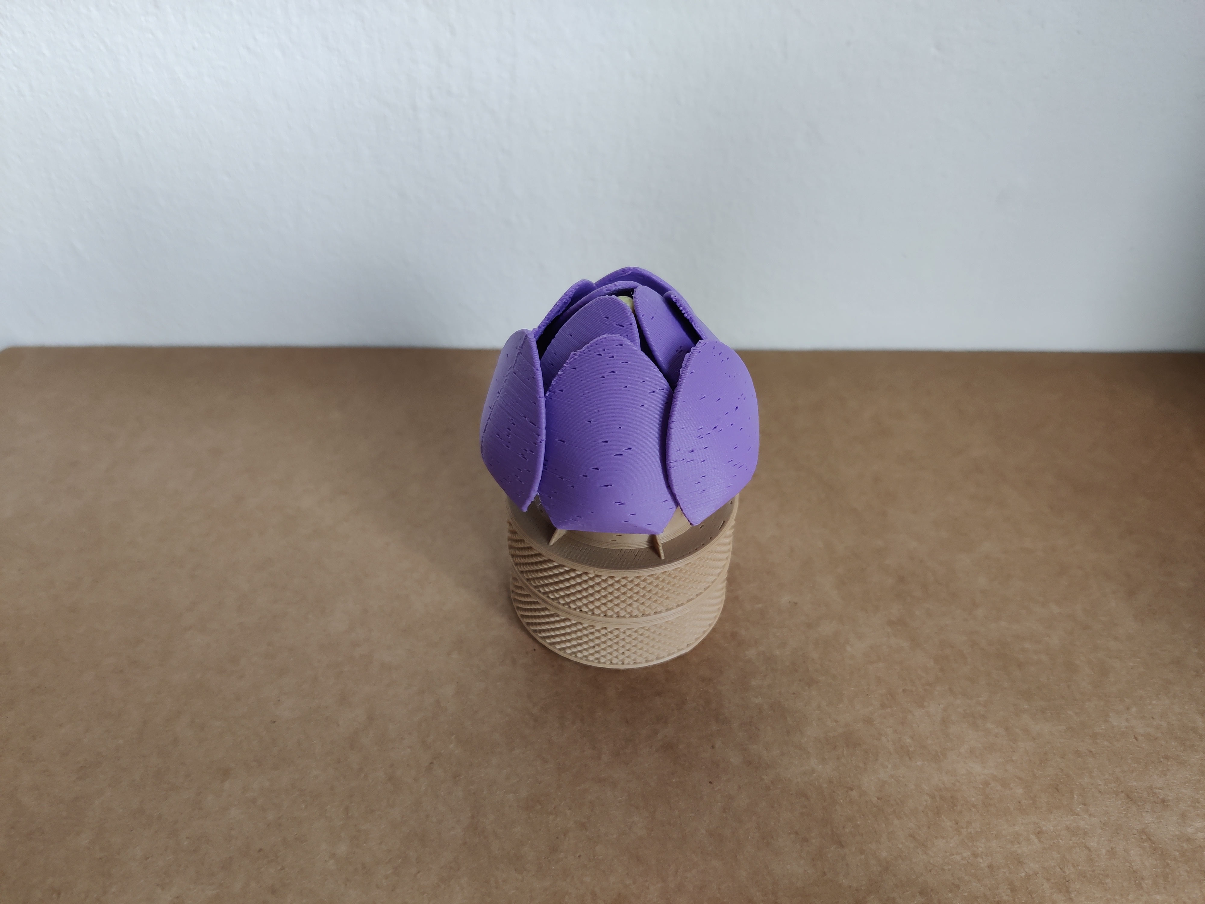 Miniatura 2 do modelo 3D Mechanical Flower Ring Storage Box