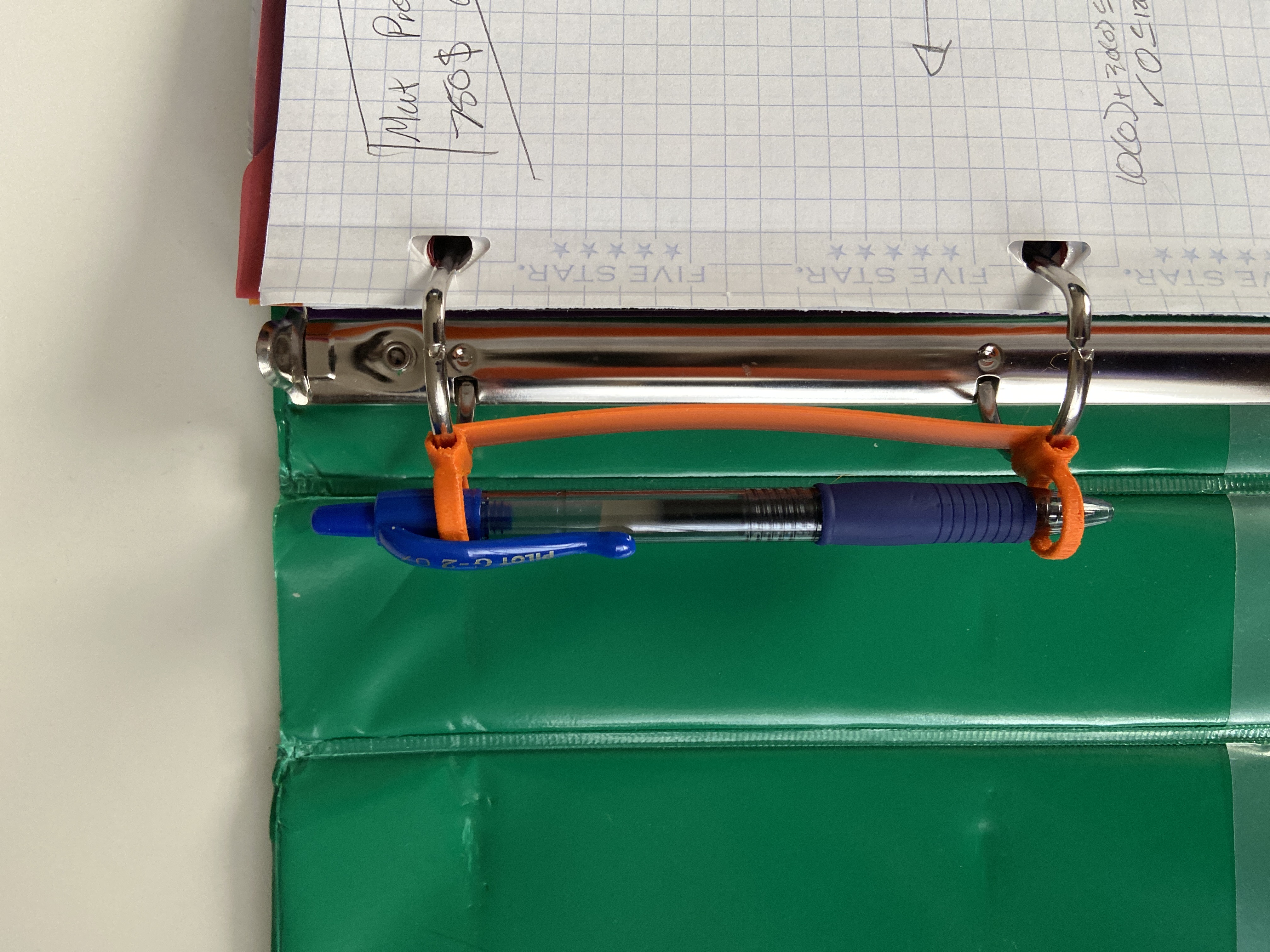 Pen Holder for Binder