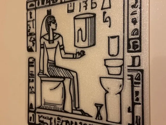 Ancient Toilet Sign for MMU/AMS