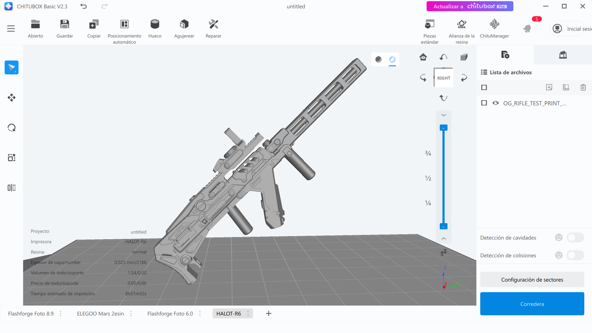 KRISS VECTOR LIKE SCI-FI RIFLE FOR 30MS
