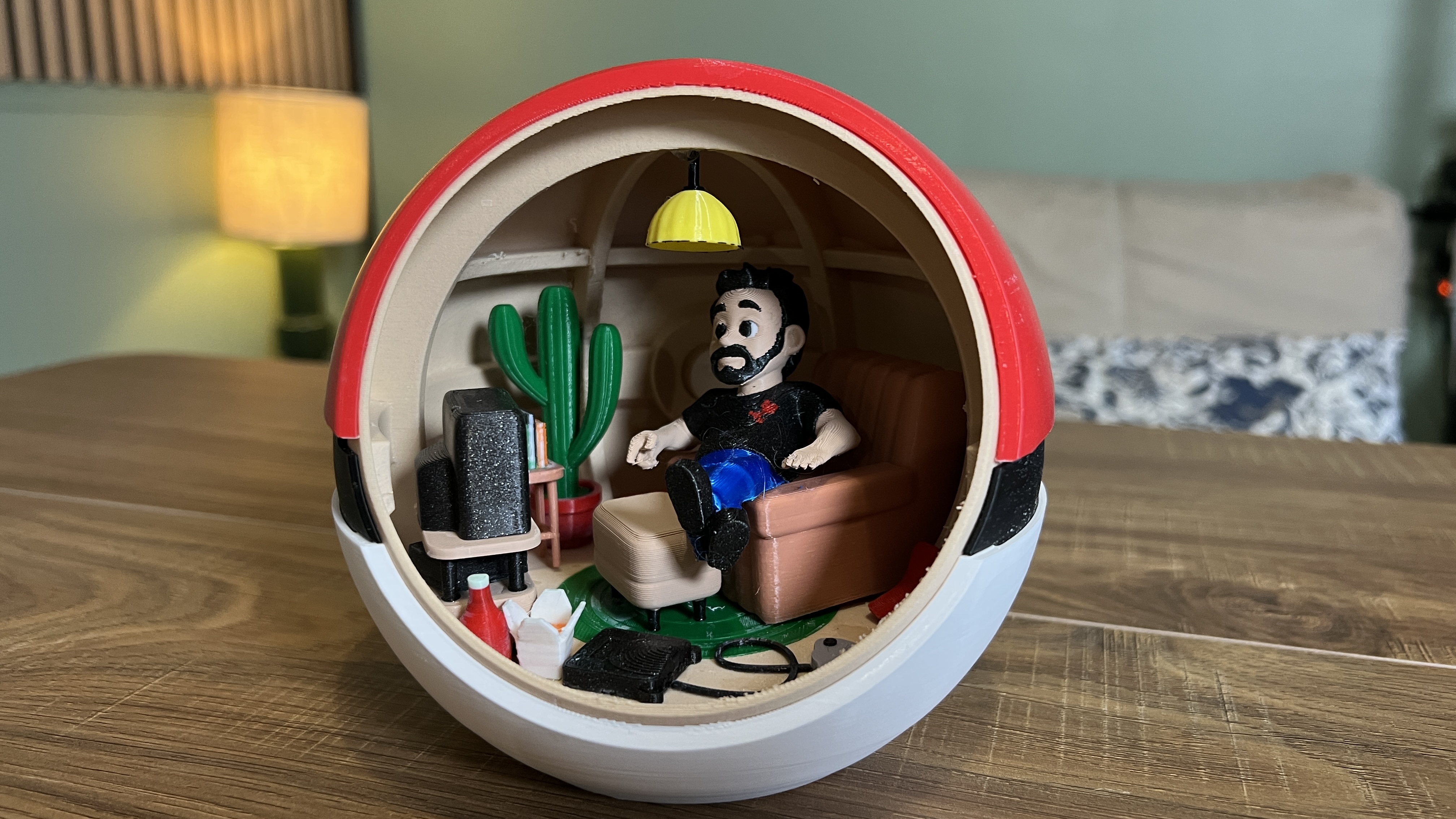 Carlos 3D Inside a Pokeball