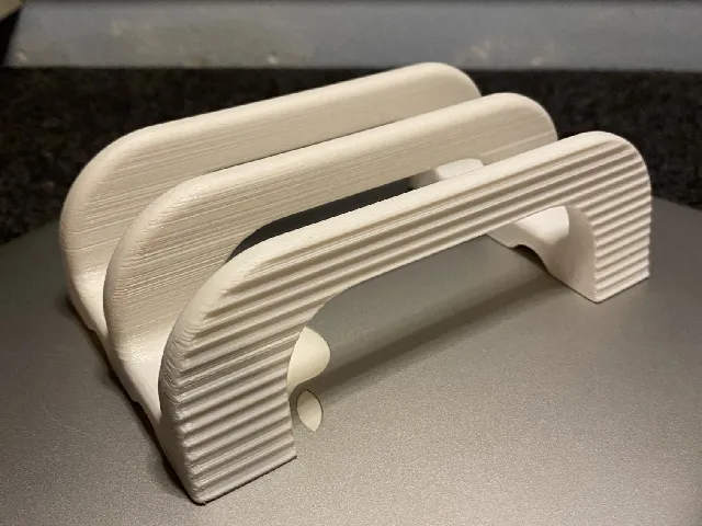 Double Laptop vertical stand, 25 mm spacing.