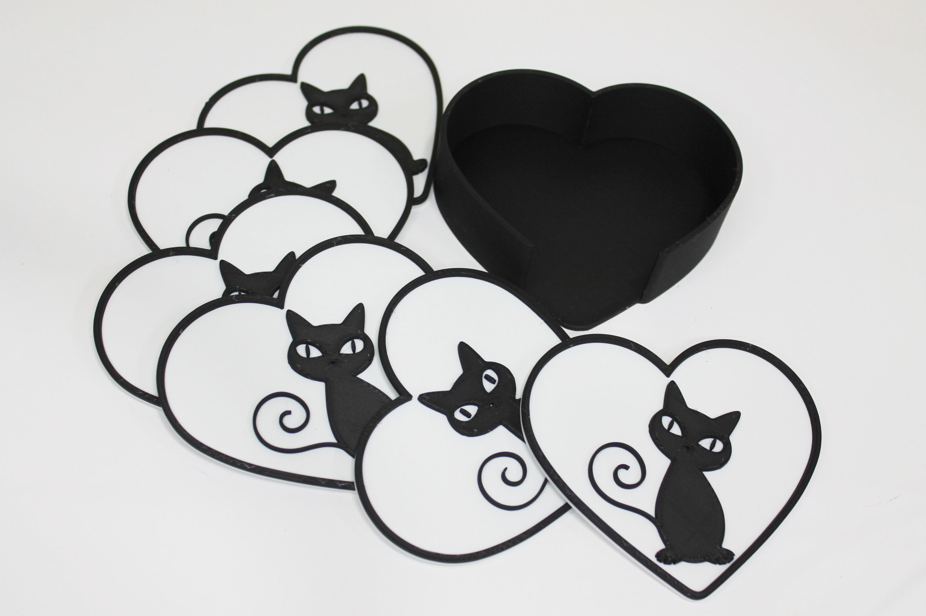 Cat coaster by Franchescor | Download free STL model | Printables.com