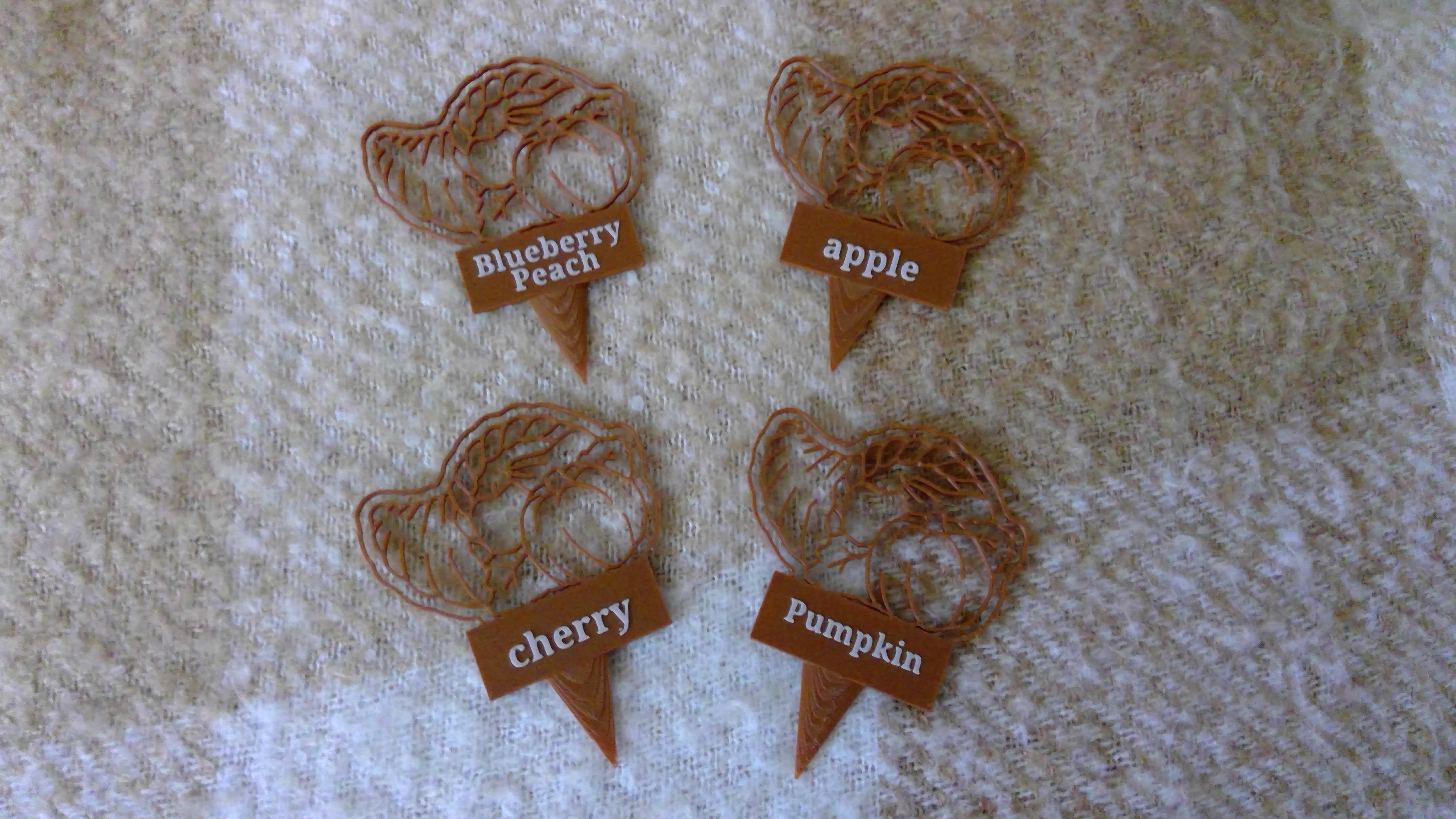 thanksgiving pie label