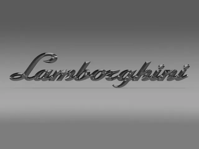 Lamborghini keychain