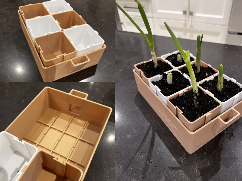 Starter Planter Pots With Self Watering System