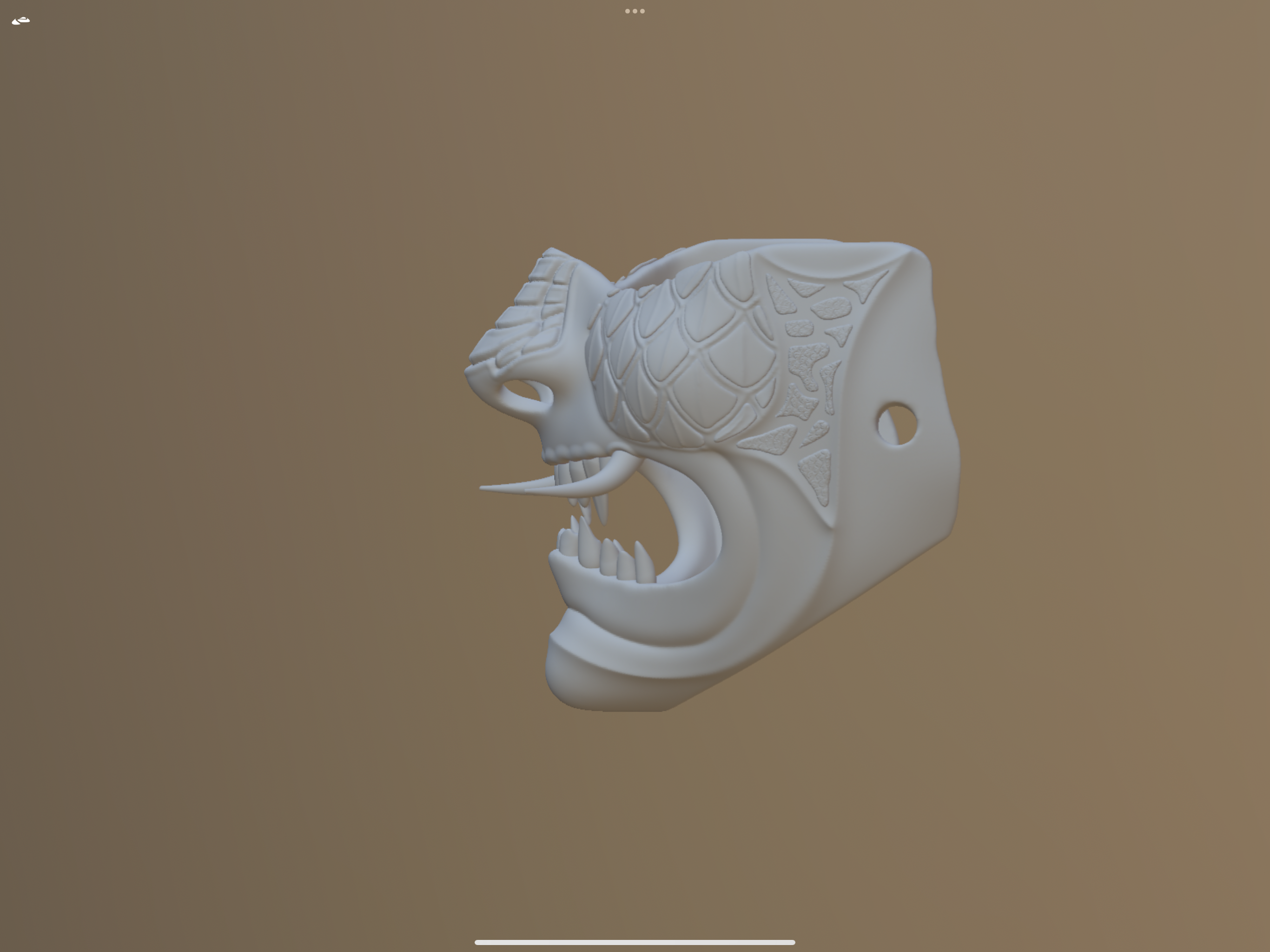 Miniatura 3 do modelo 3D Oni mask