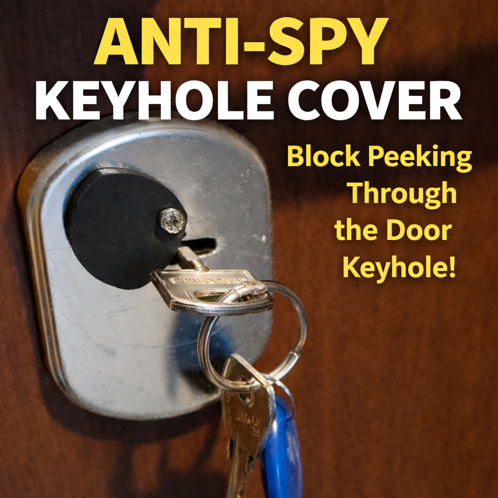 Anti-Peek Keyhole Cover (Gravity Auto-Close)hole cover
