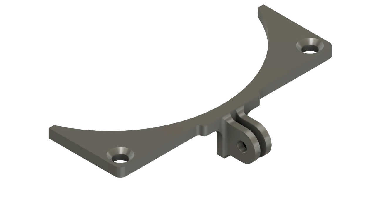 120mm fan mount for gopro accessories by Adrien S | Download free STL ...
