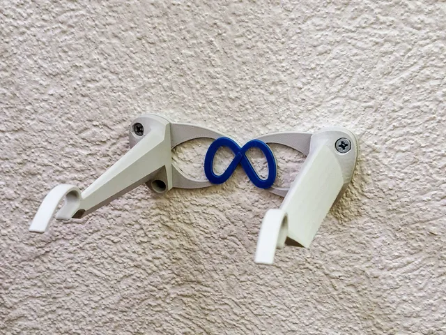 Meta Quest 2 Wall Mount FrontScrews Adapter Plate
