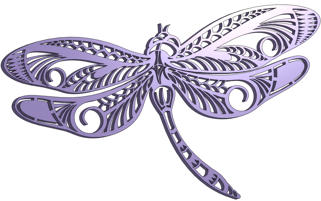 Dragonfly Wall Art by Hi_Im_Dave | Download free STL model | Printables.com