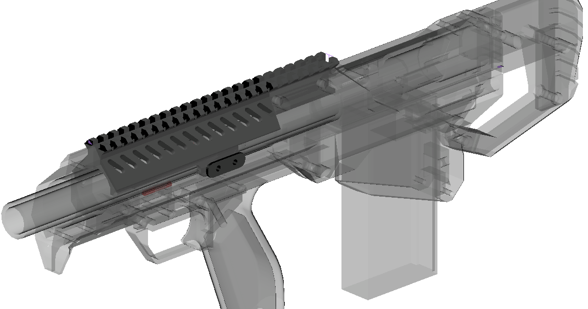 BPXBETA.v2TOP RAIL by Magfed_Solutions Download free STL model
