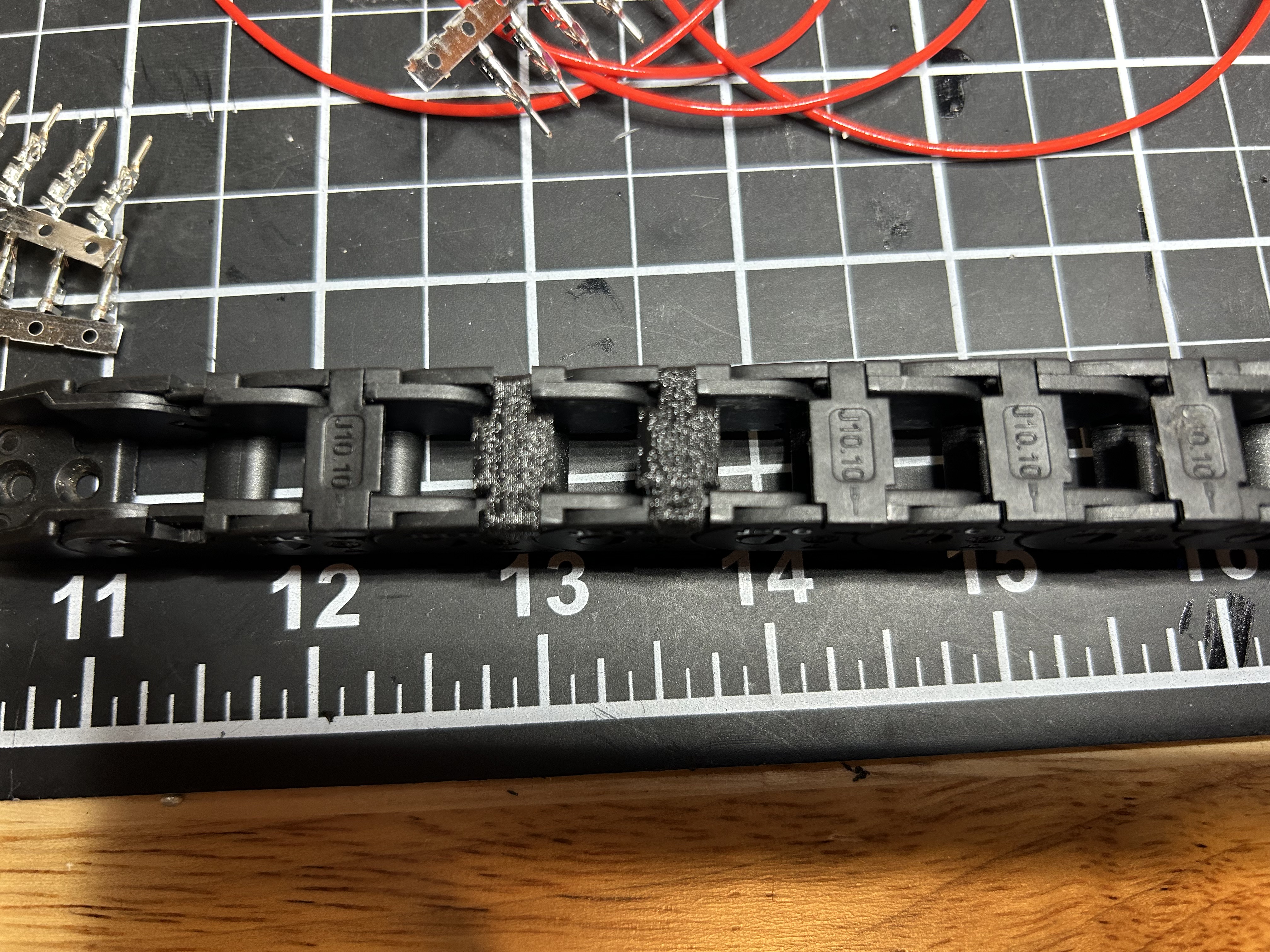 Voron LDO kit cable chain cross bar