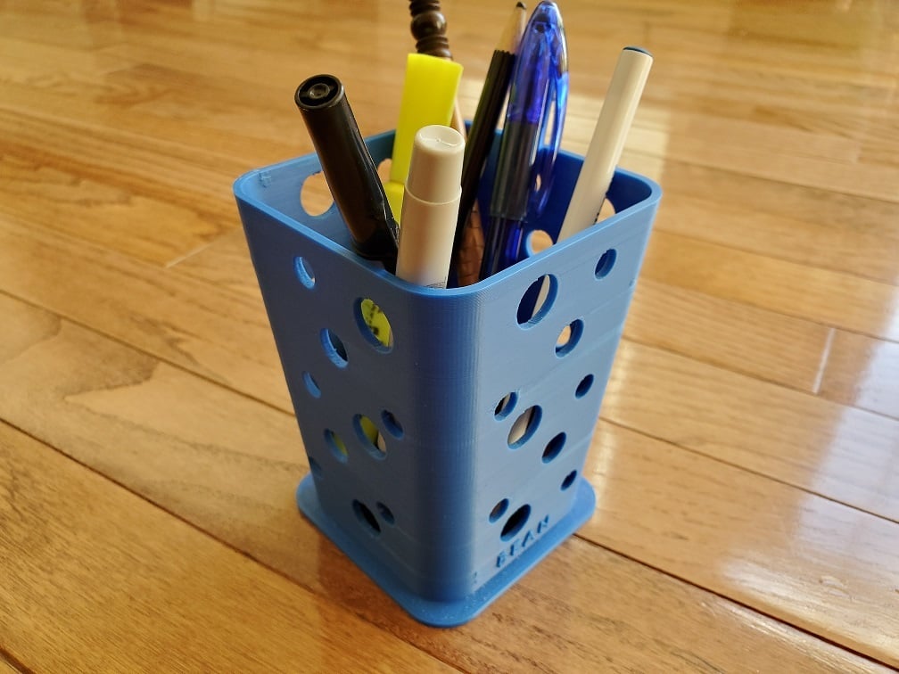 Bean: the stable 3D printed pencil holder by KakapoIndustries ...