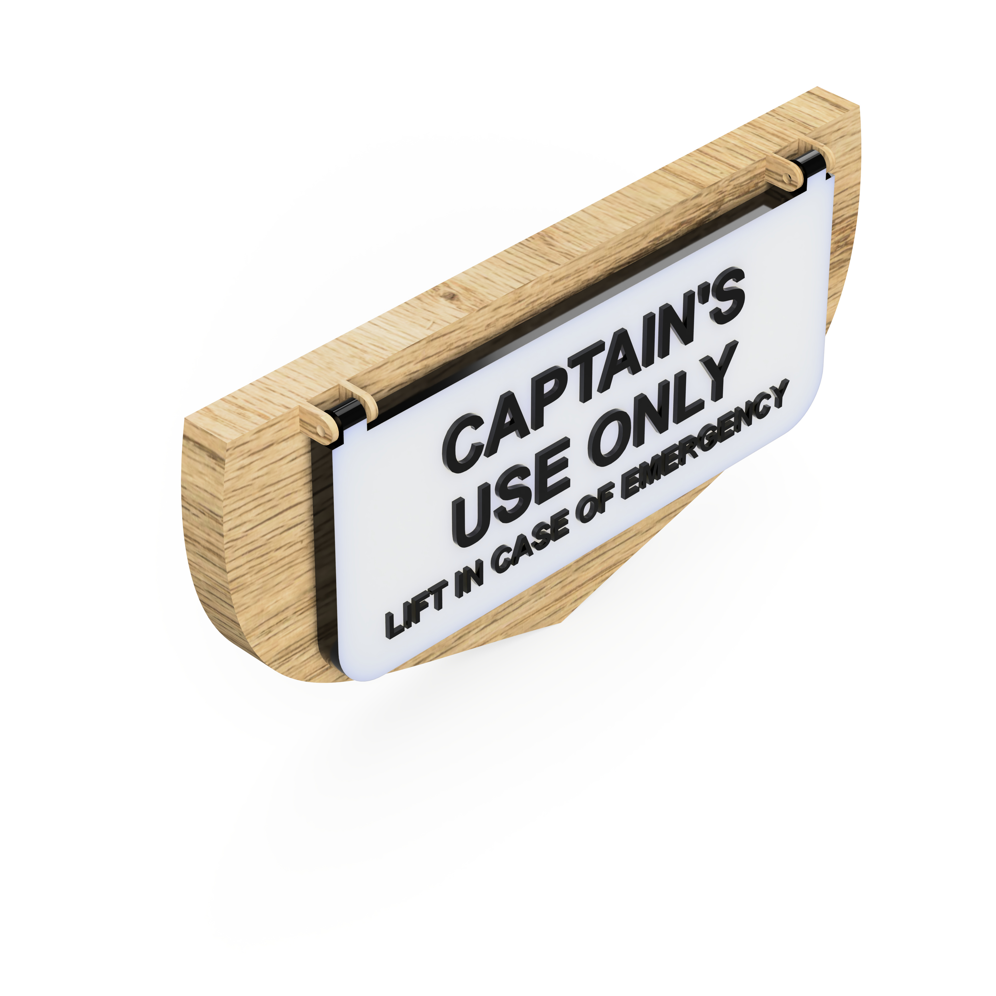 Captain's Use Only Sailing/Boat Sign (Port and Starboard Directions) by ...