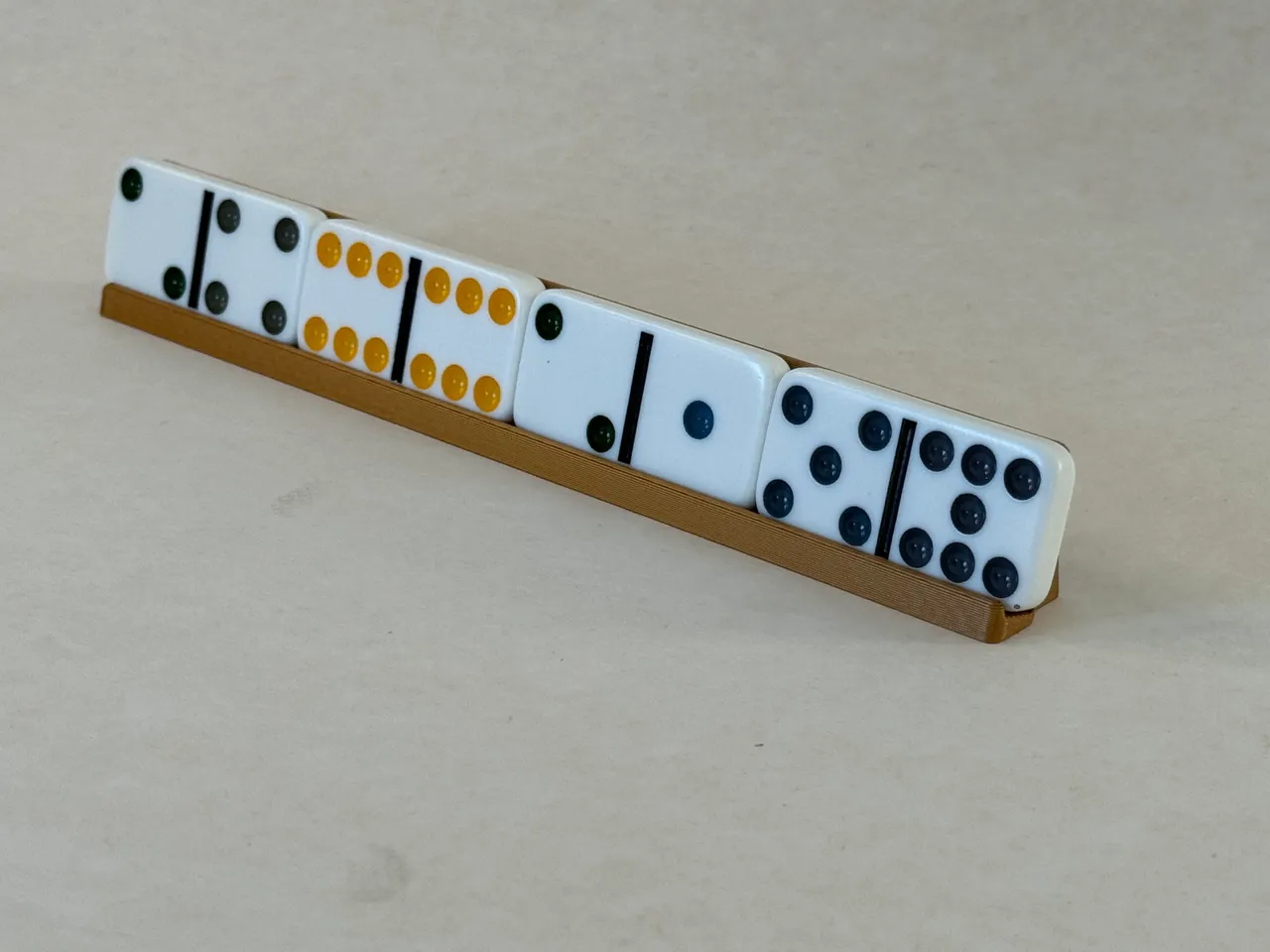 Domino Tile Rack by dkrnet | Download free STL model | Printables.com