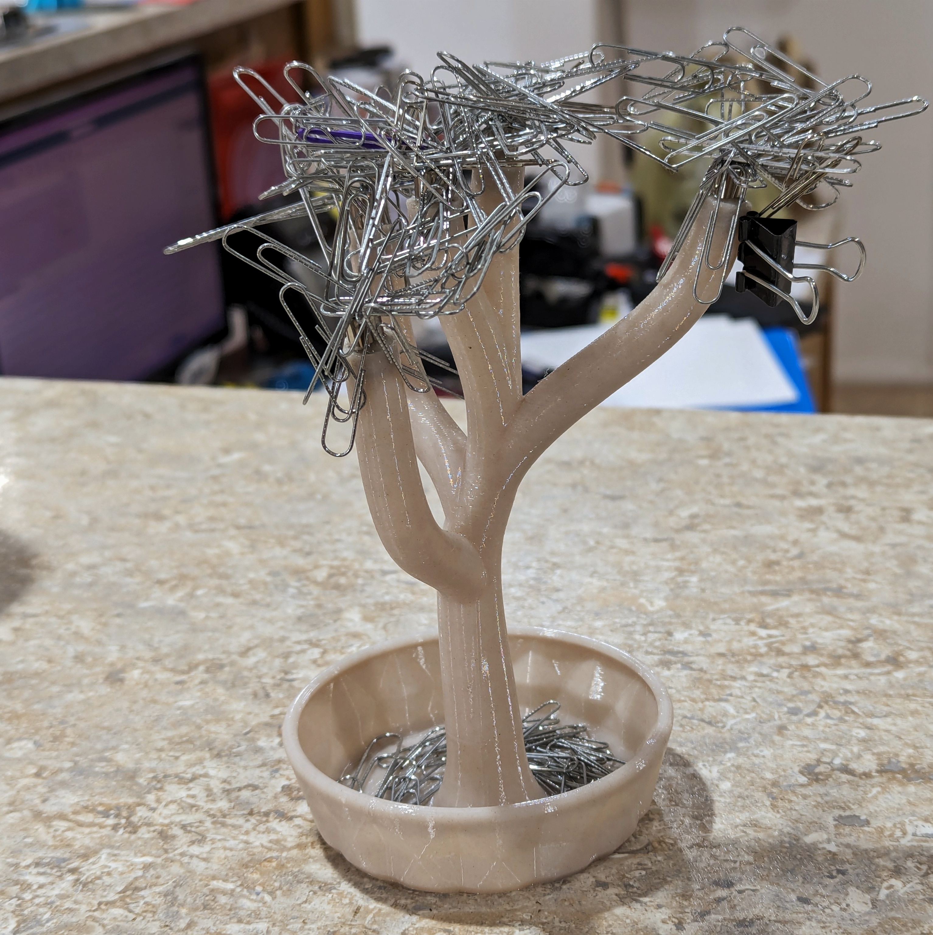 Magnetic Tree (Beer/Bottle Cap/Paperclip Tree)