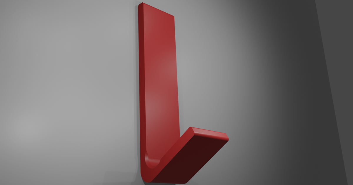 Easy to print wall mount by Tovi | Download free STL model | Printables.com