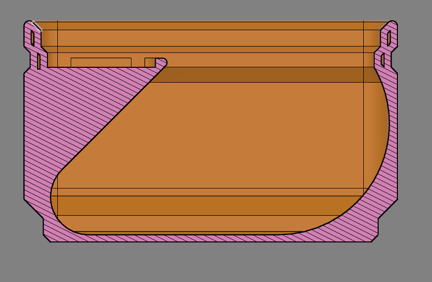 Gridfinity 1x1x3 bin with label and finger scoop