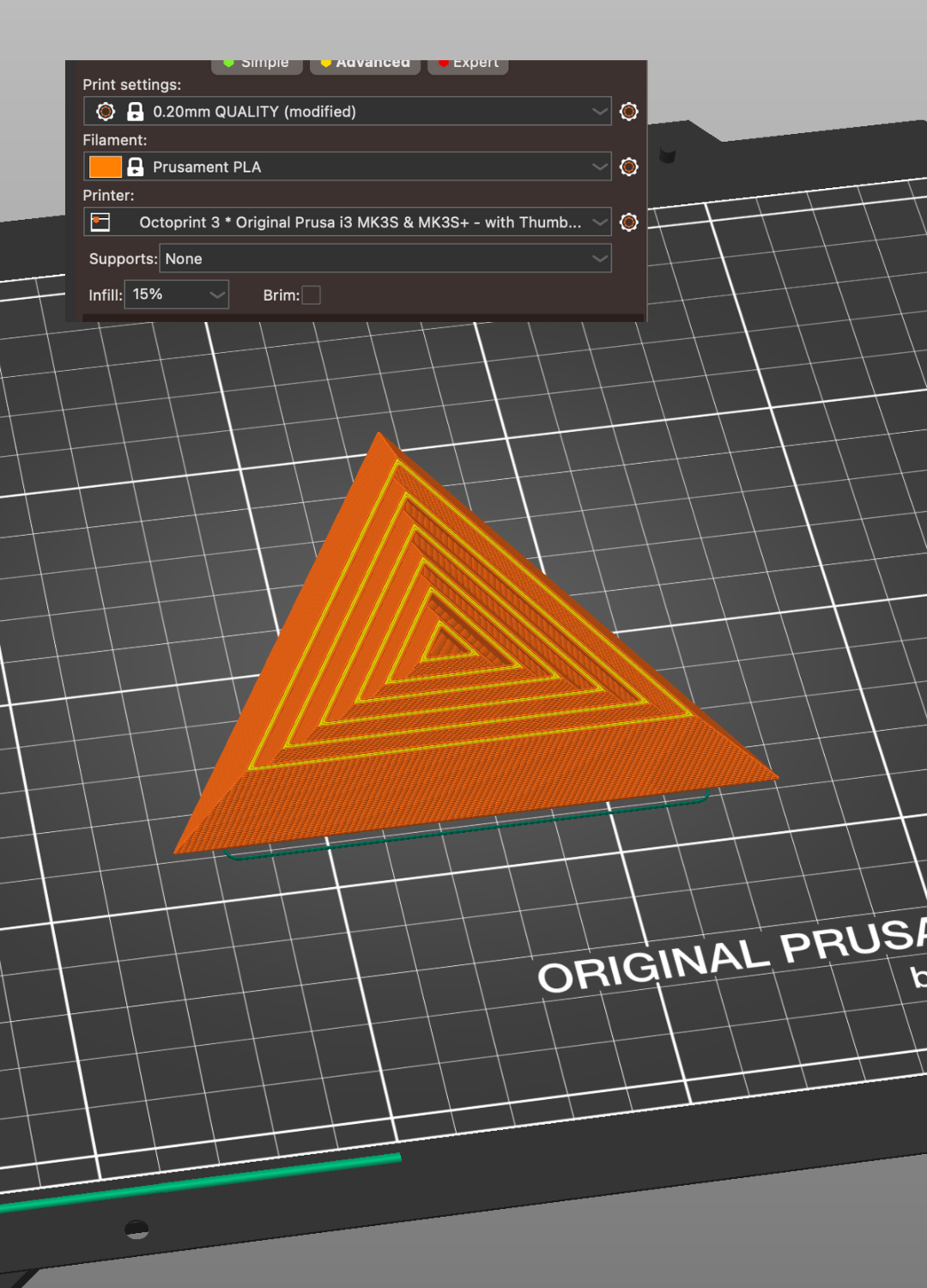 Miniatura 2 do modelo 3D Hypnotic Triangle Fidget toy