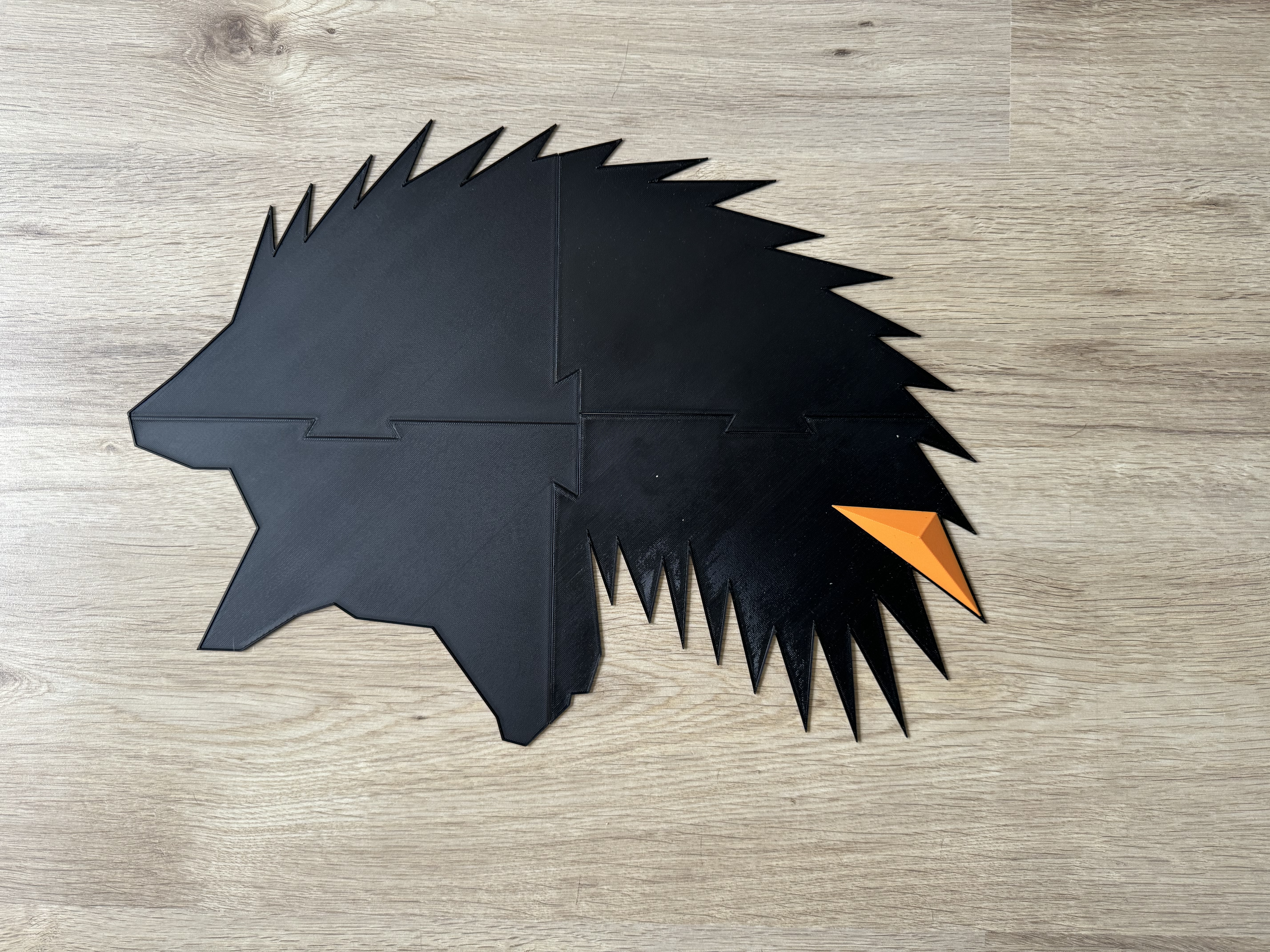 Backplate for Geometric Wolf (Half Scale)