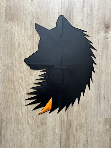 Backplate for Geometric Wolf