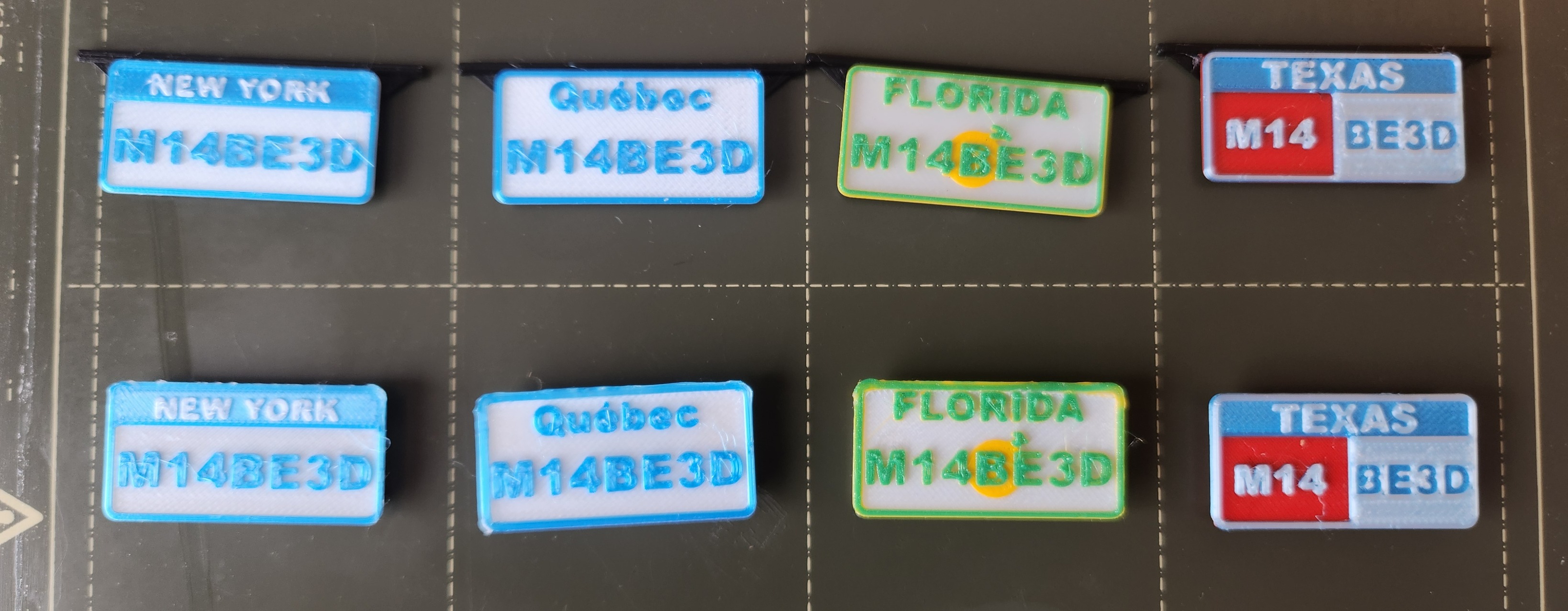 max Team Licence Plates (Québec, New-York, Florida & Texas) Upgrade for ...