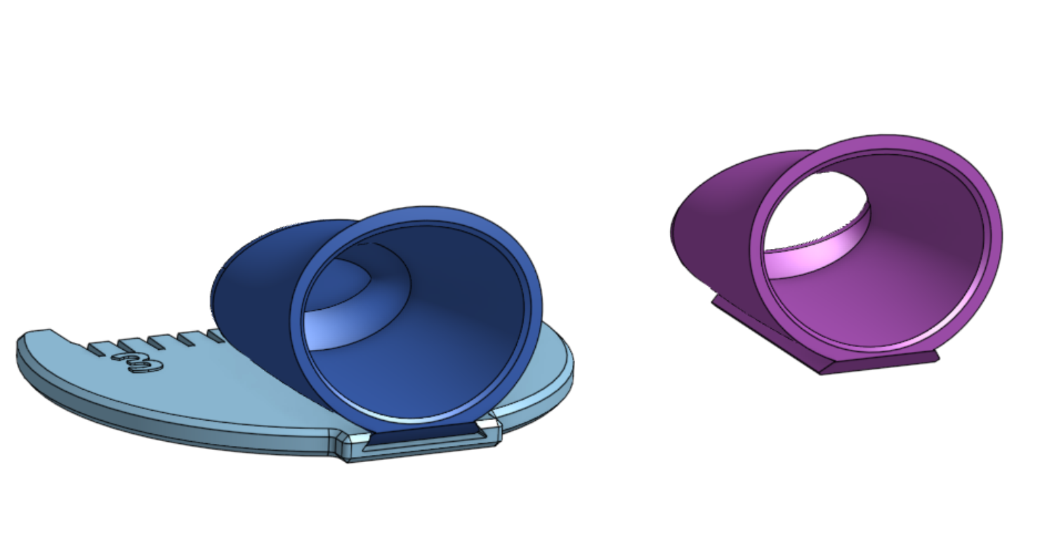 Improved Template for sewing various thimble sizes, pitch sizes from