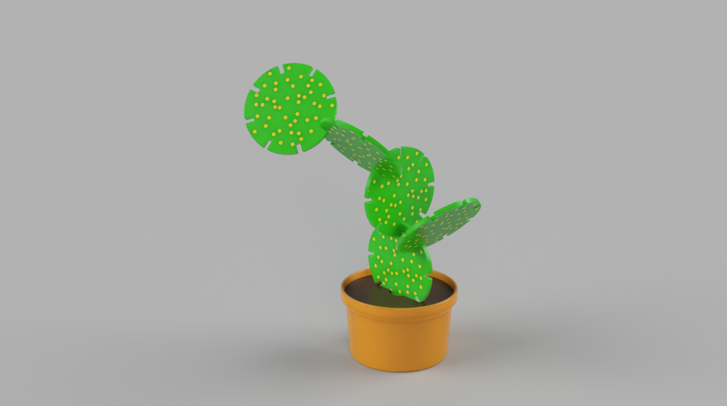 Miniatura 8 do modelo 3D Cactus stacking game / coaster