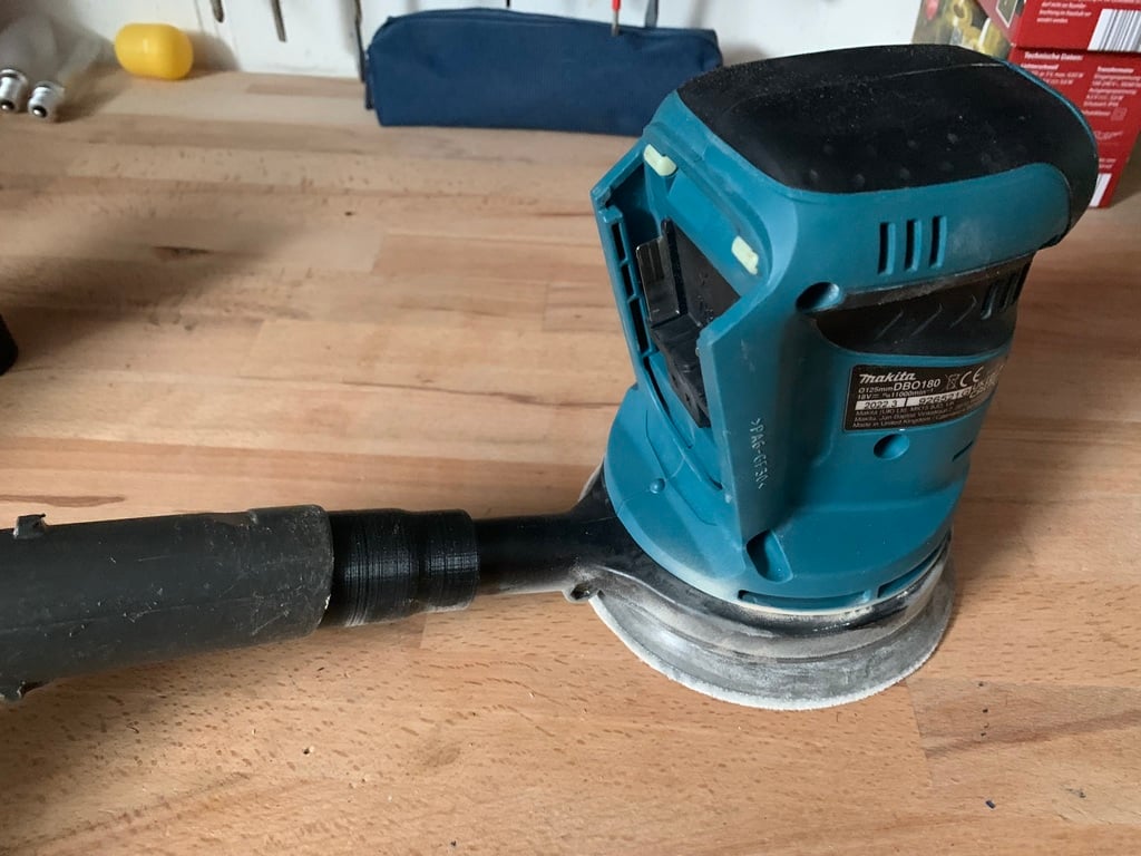 MAKITA Adapter Vacuum Makita DBO180Z cordless orbital sander 18 V by